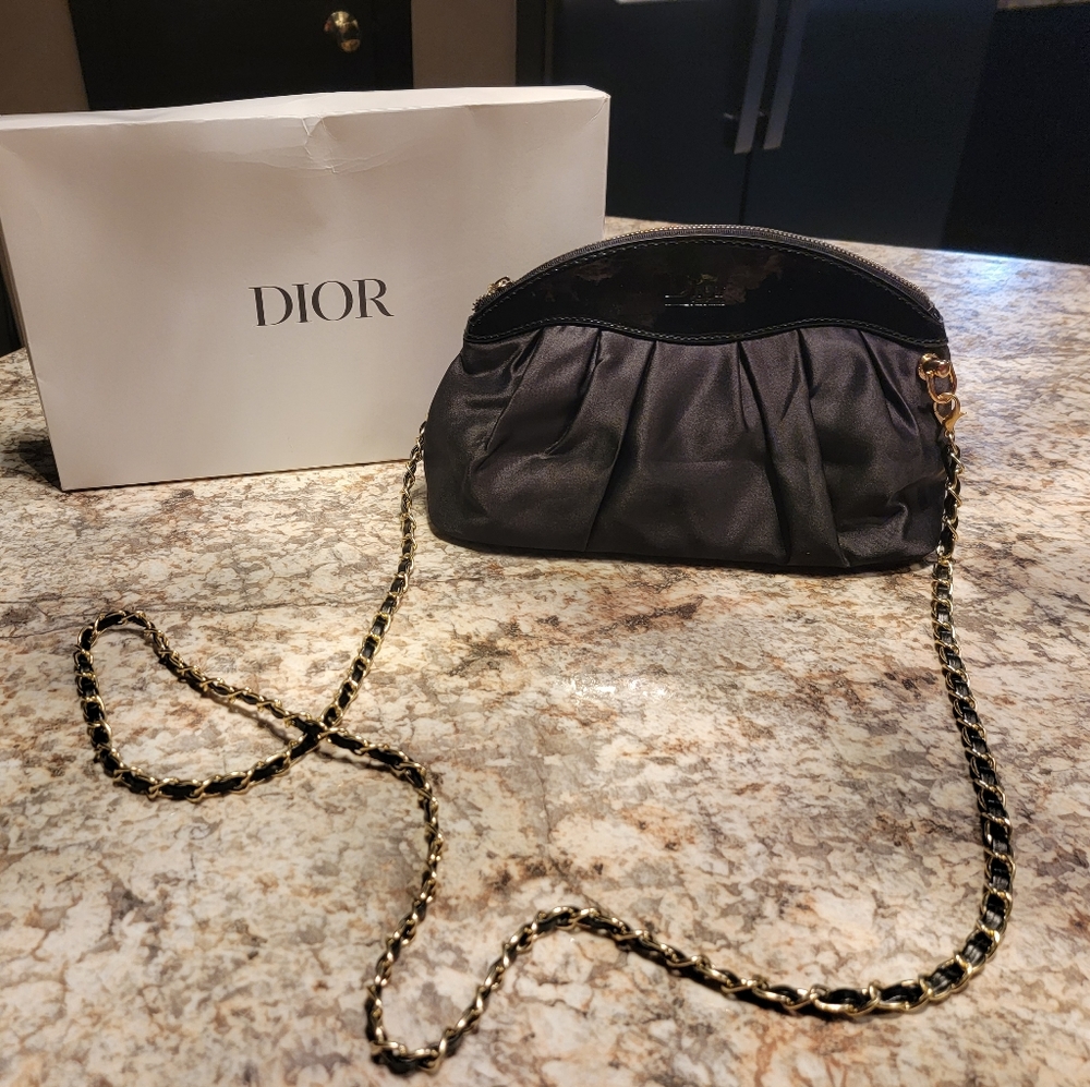Black Christian Dior Evening Bag